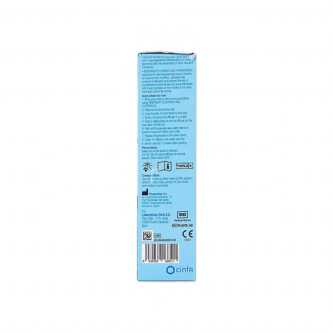 Respimar Cleaning & Hydration Nasal Spray 120Ml