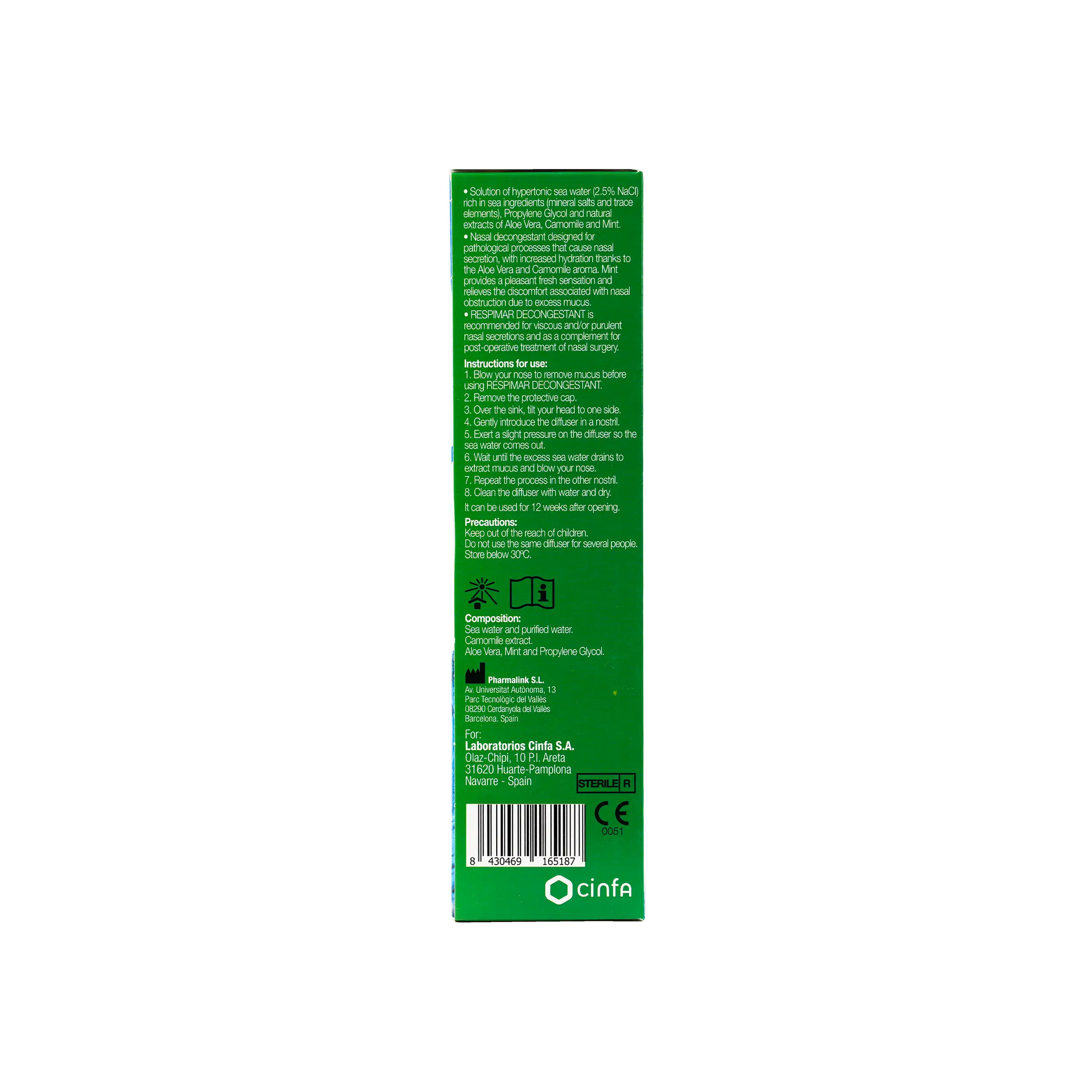 Respimar Decongestant Nasal Spray 120Ml