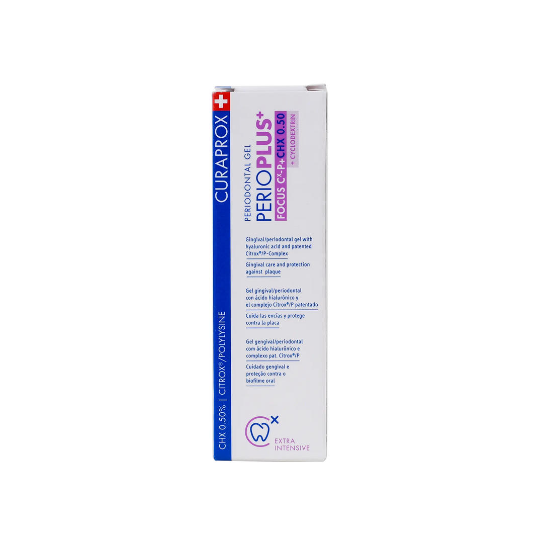 46956-Curaprox Perioplus Focus CHX 0.50 Gel 10ml +2
