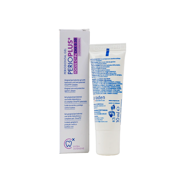 46956-Curaprox Perioplus Focus CHX 0.50 Gel 10ml +1