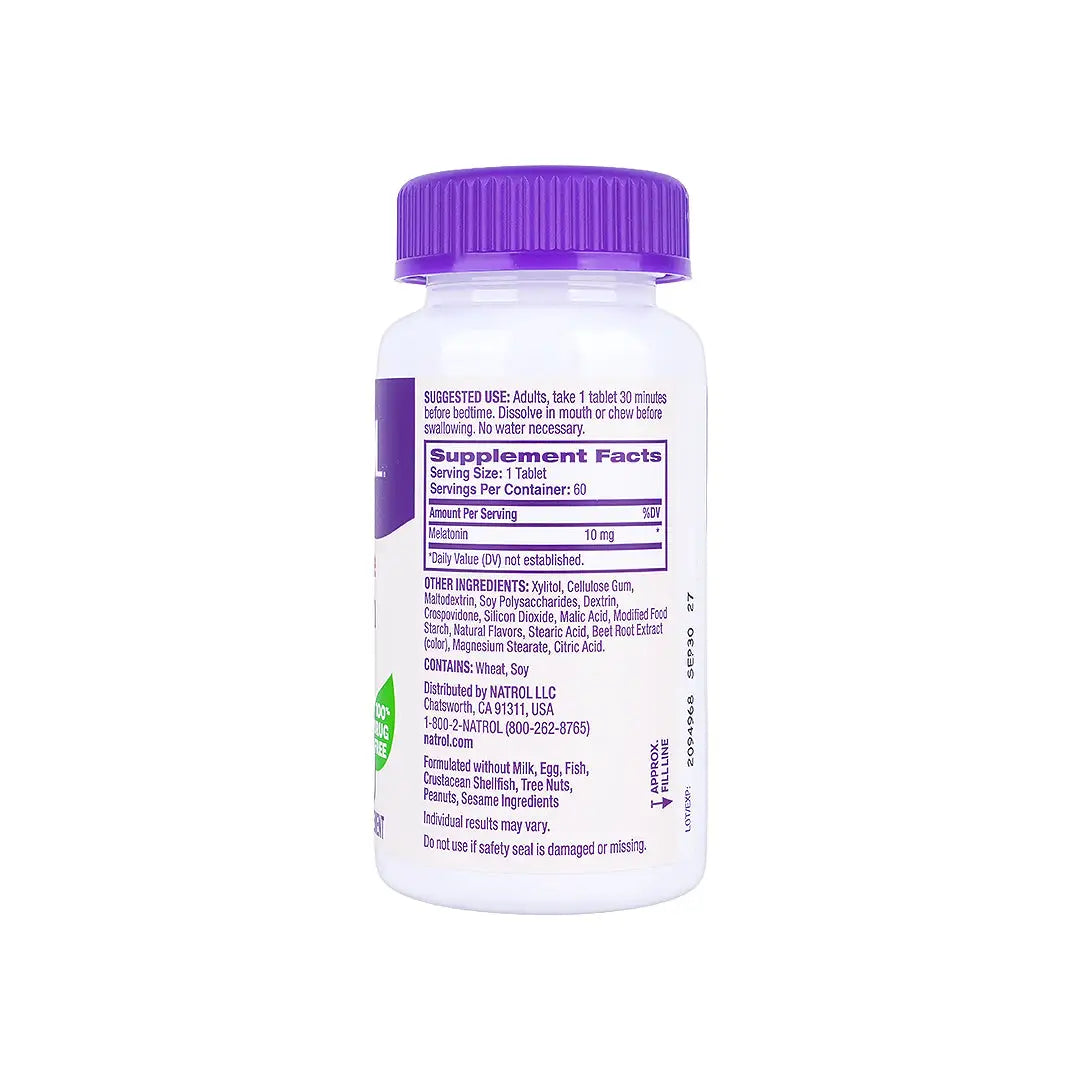 46984-Natrol Melatonin 10Mg 60 Tablets (Citrus) +2