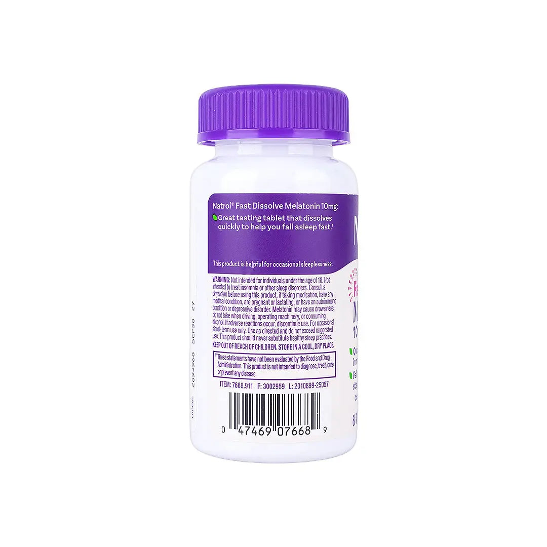 46984-Natrol Melatonin 10Mg 60 Tablets (Citrus) +3