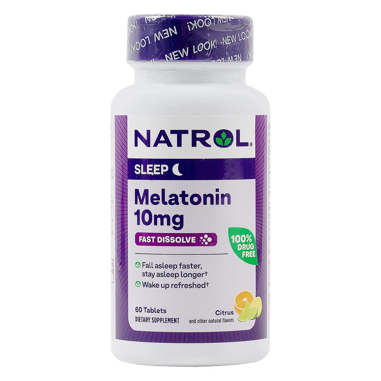 46984-Natrol Melatonin 10Mg 60 Tablets (Citrus)