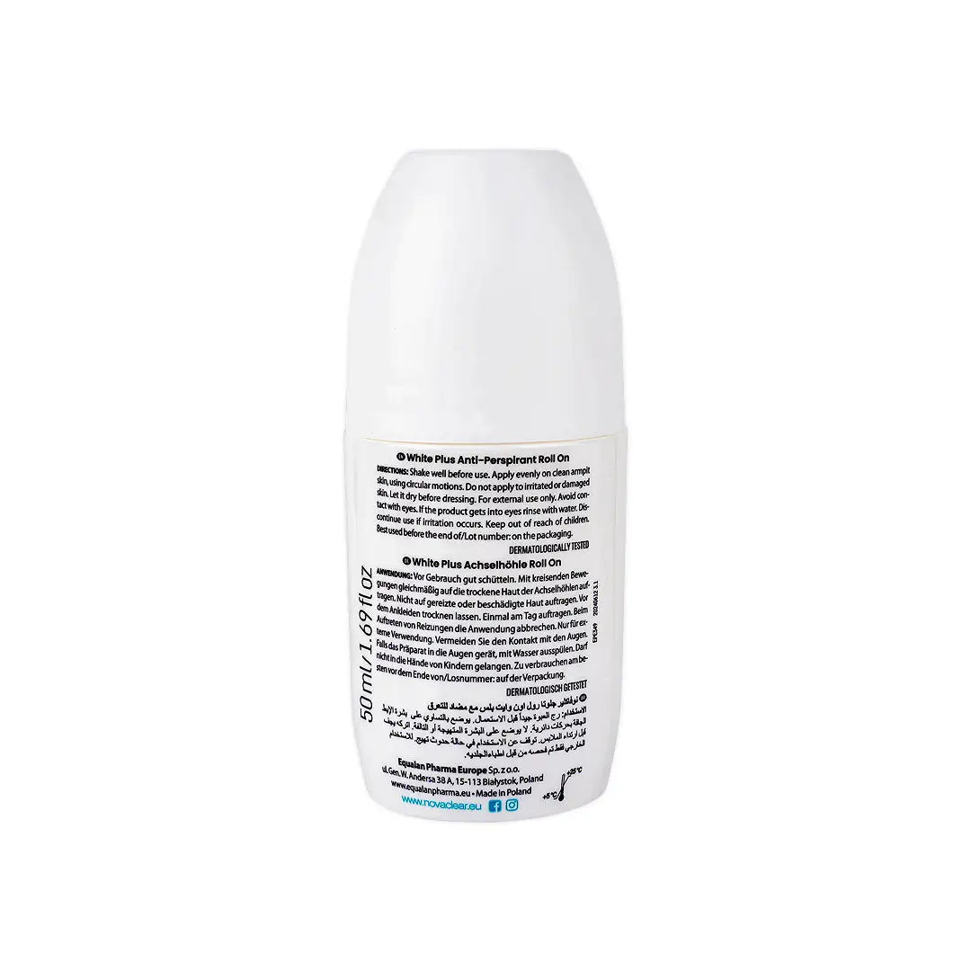 NOVACLEAR GLUTA WHITE PLUS 48H ROLL ON 50ML