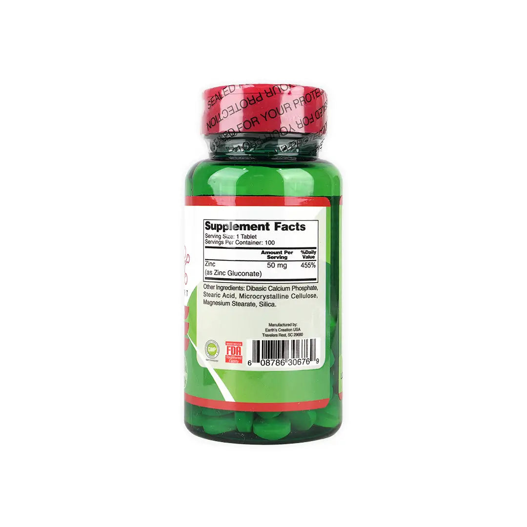 46991-Human Zinc 50mg 100 Tablets +1
