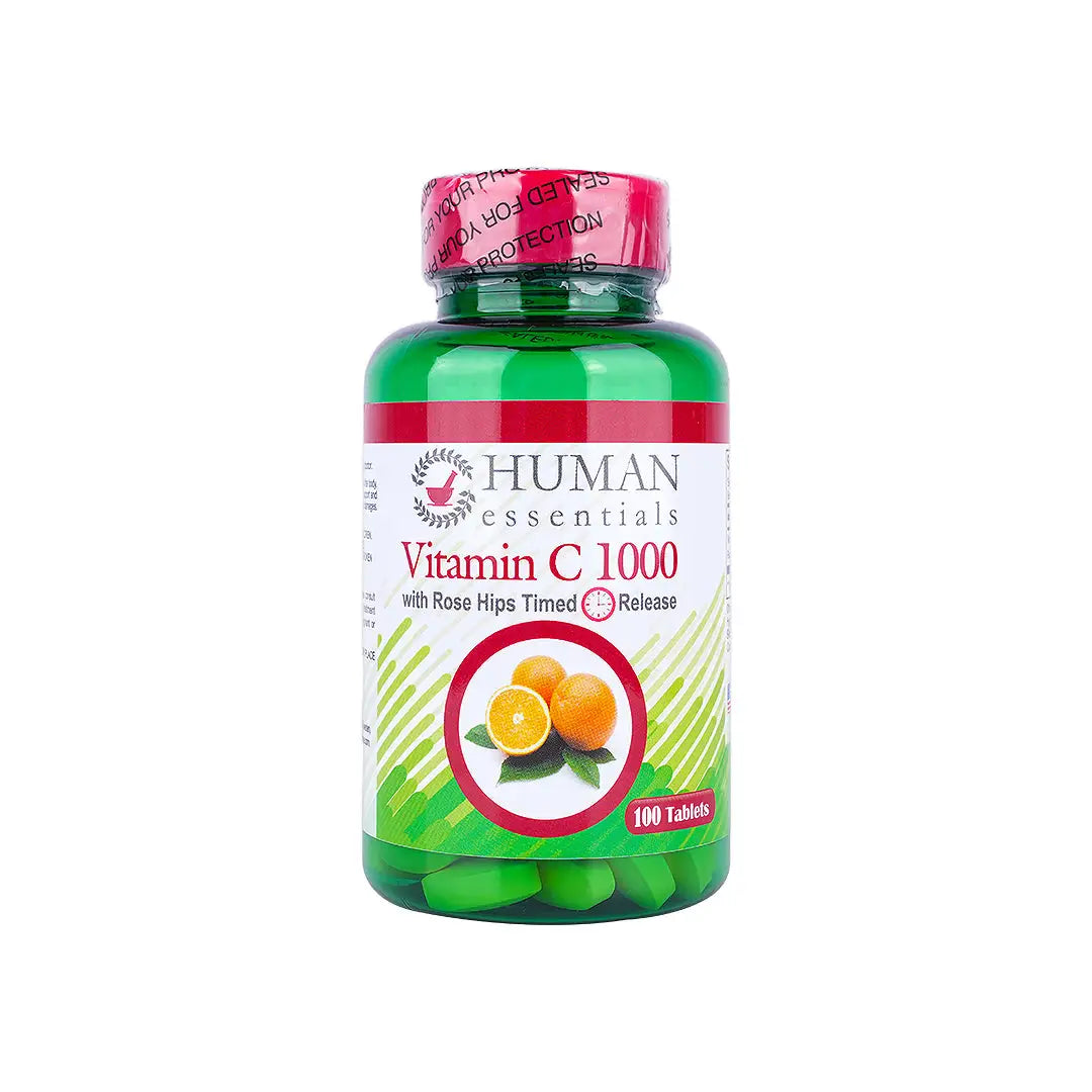 46992-Human Vitamin-C With Rose Hips 100  Tablets +5