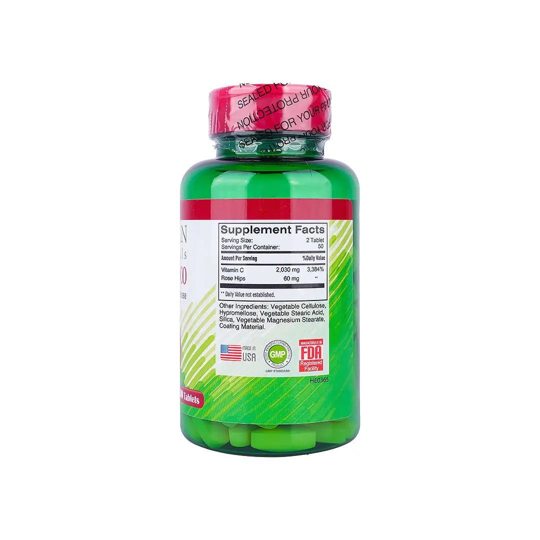 46992-Human Vitamin-C With Rose Hips 100  Tablets +6