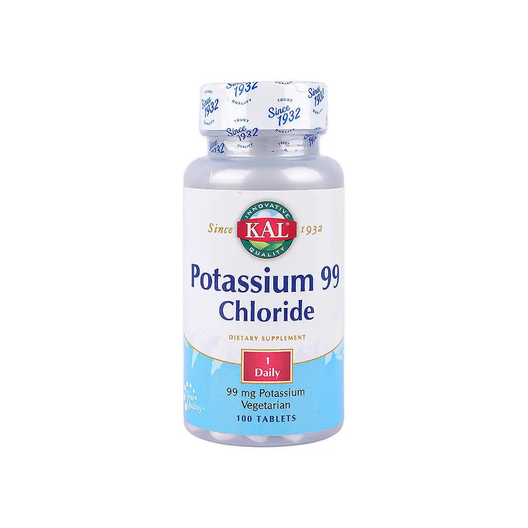 KAL Potassium Chloride 99Mg 100 Tablets