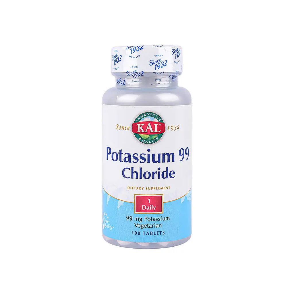 KAL Potassium Chloride 99Mg 100 Tablets