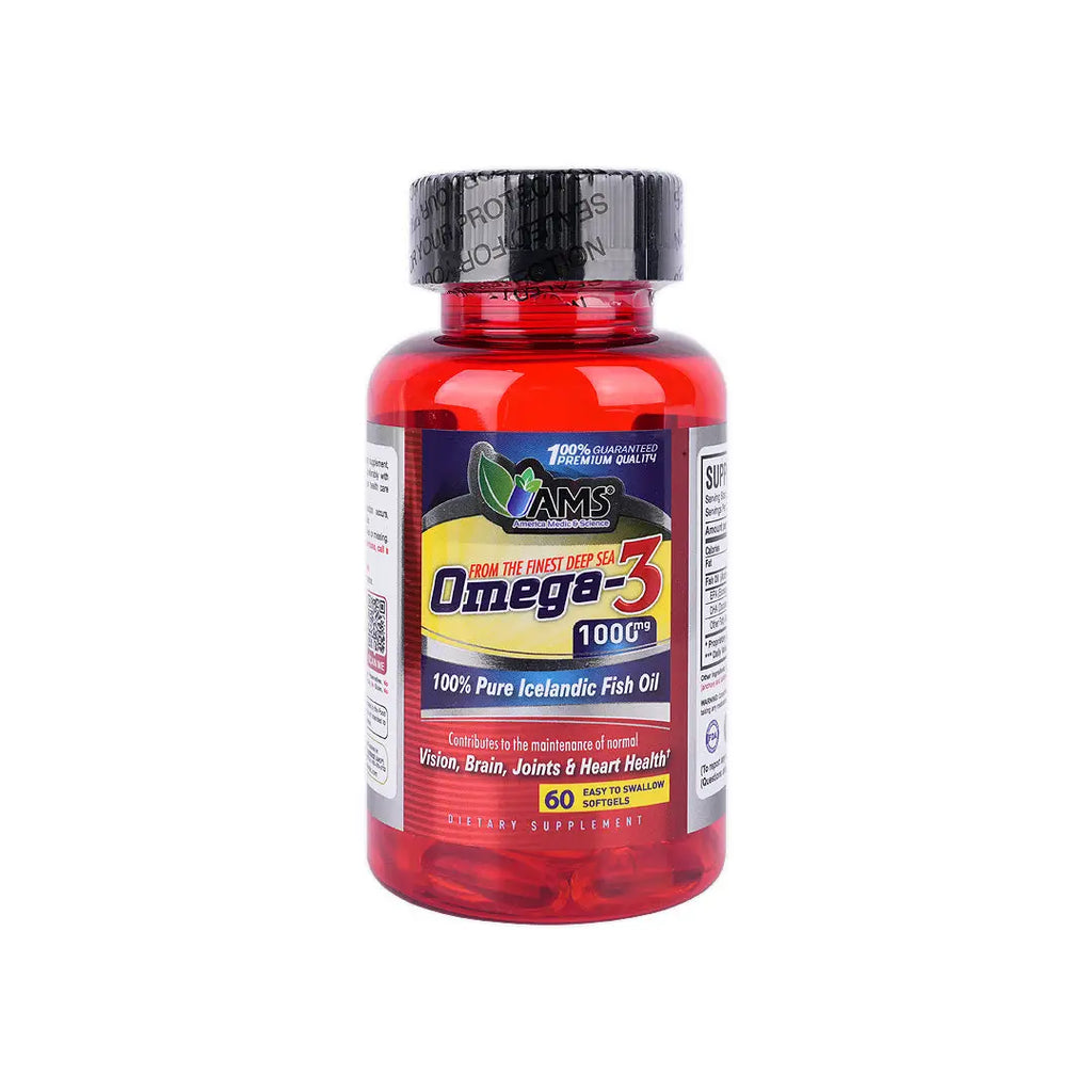 AMS Omega-3 1000Mg 60 Soft Gels