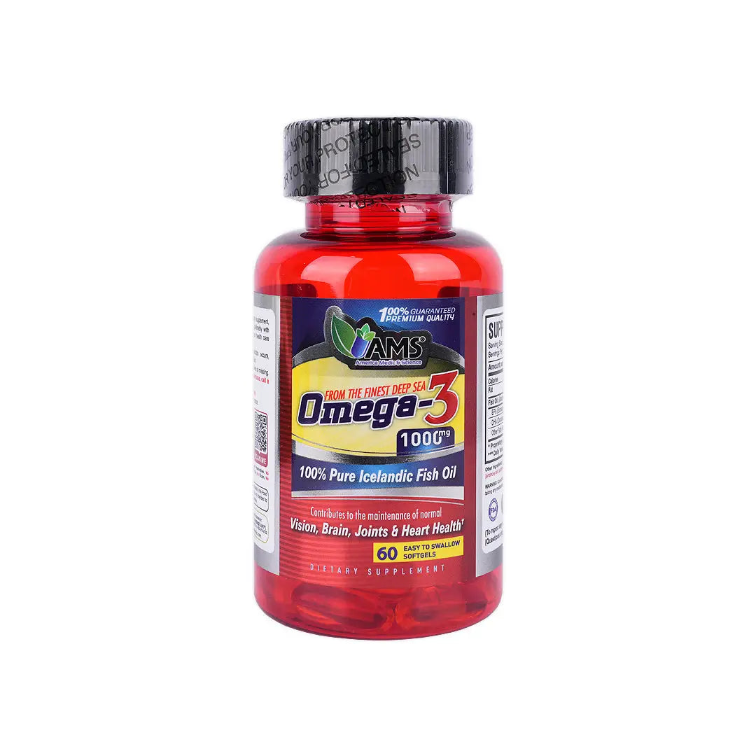 47012-AMS Omega-3 1000Mg 60 Soft Gels