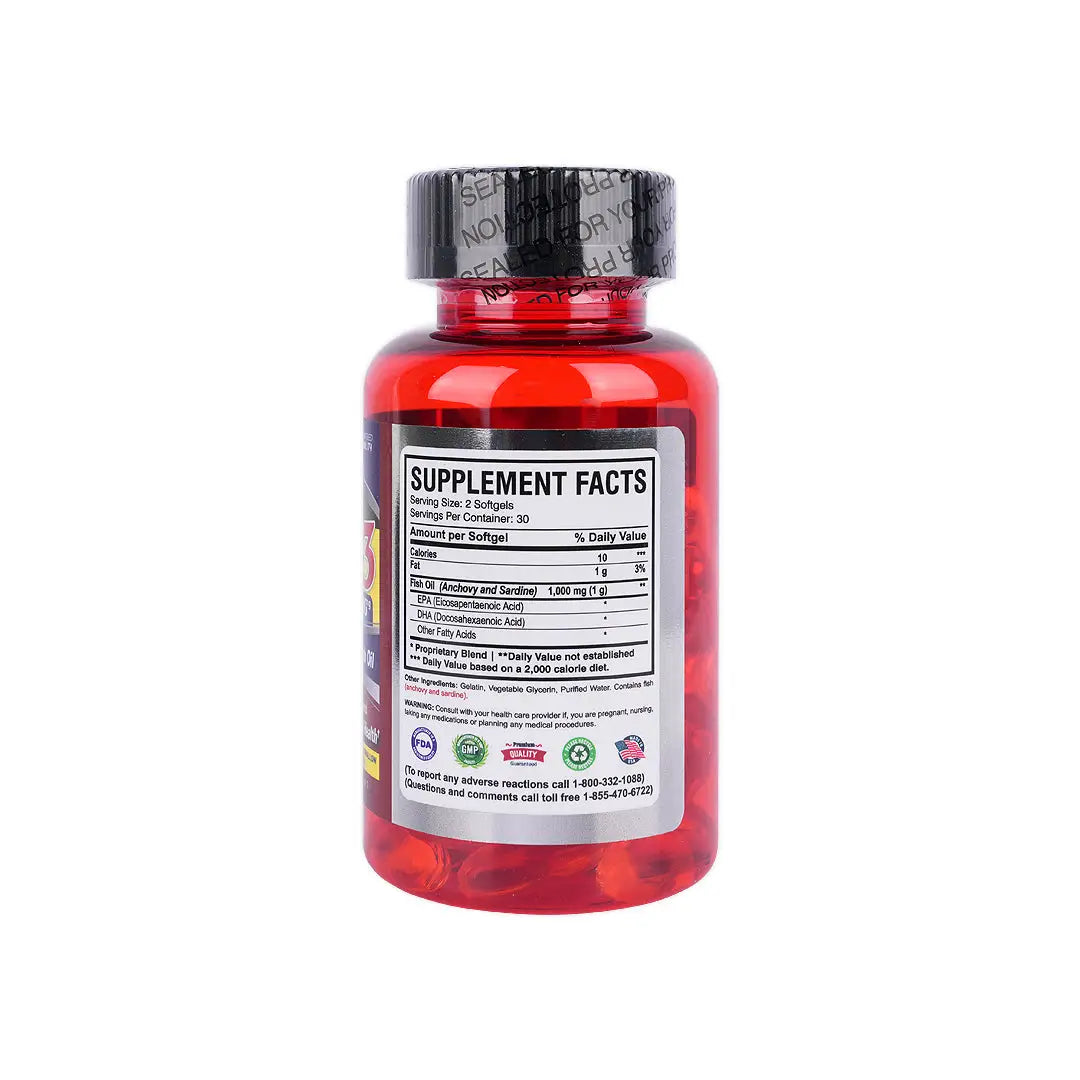 47012-AMS Omega-3 1000Mg 60 Soft Gels +4