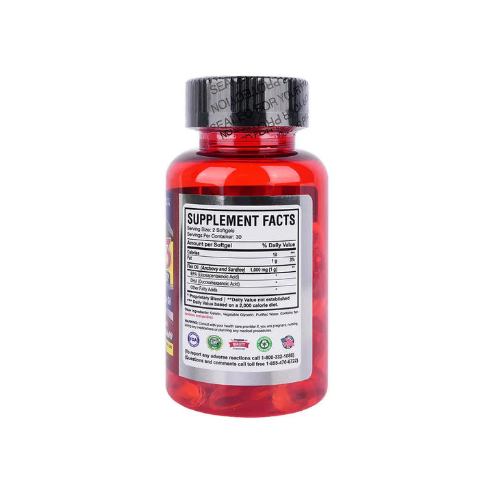 47012-AMS Omega-3 1000Mg 60 Soft Gels +4