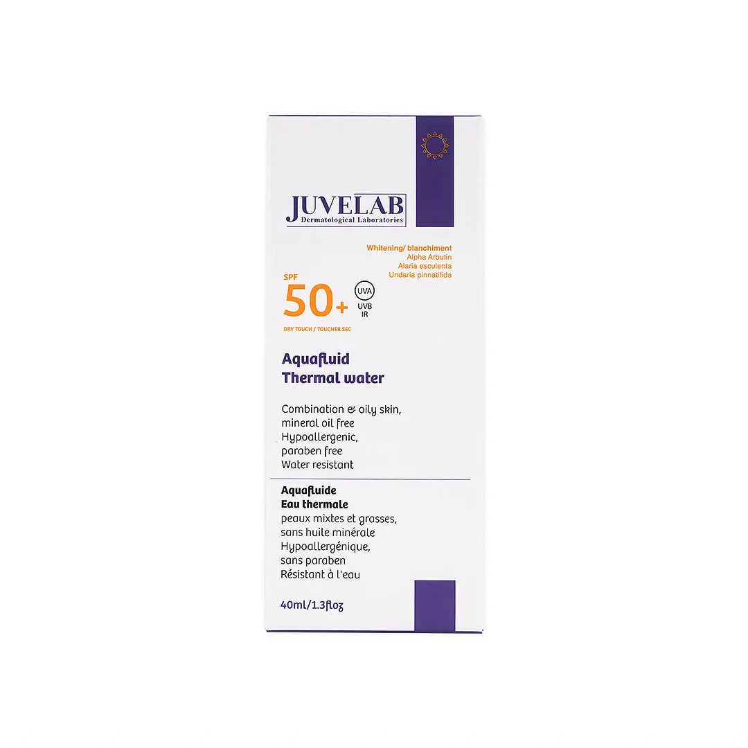 JUVELAB SPF50+ AQUAFLUID WHITENING CREAM 40ML