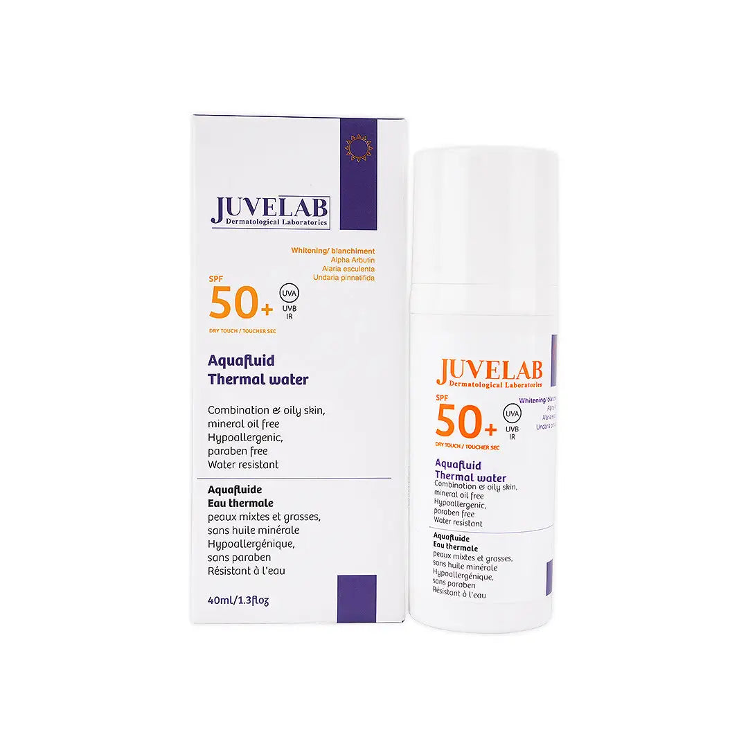 JUVELAB SPF50+ AQUAFLUID WHITENING CREAM 40ML