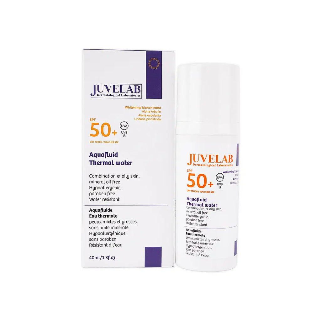 JUVELAB SPF50+ AQUAFLUID WHITENING CREAM 40ML