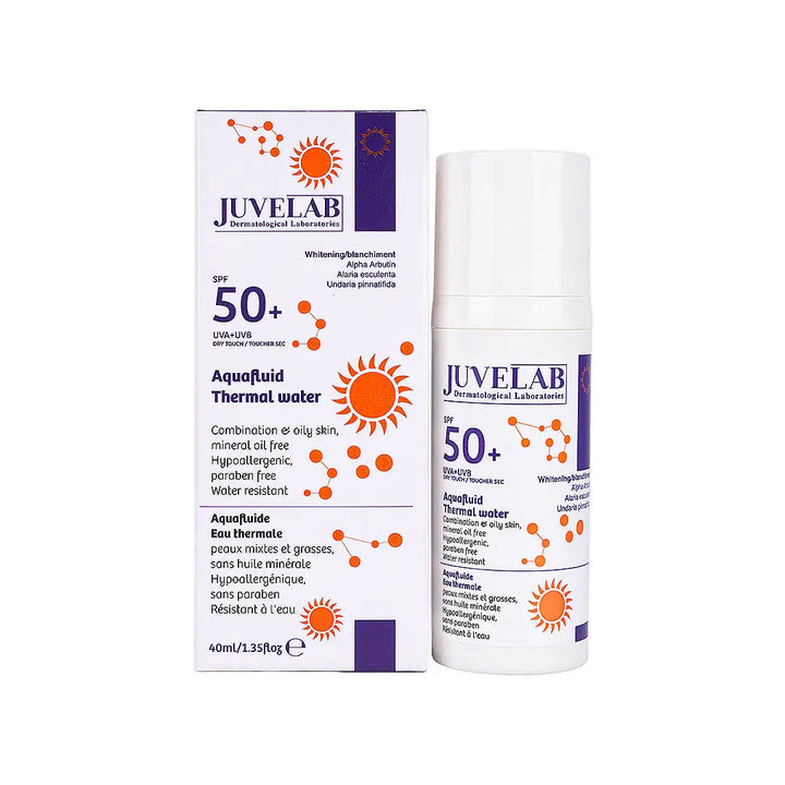 47016-Juvelab SPF50+ Aquafluid Whitening Cream 40Ml +9