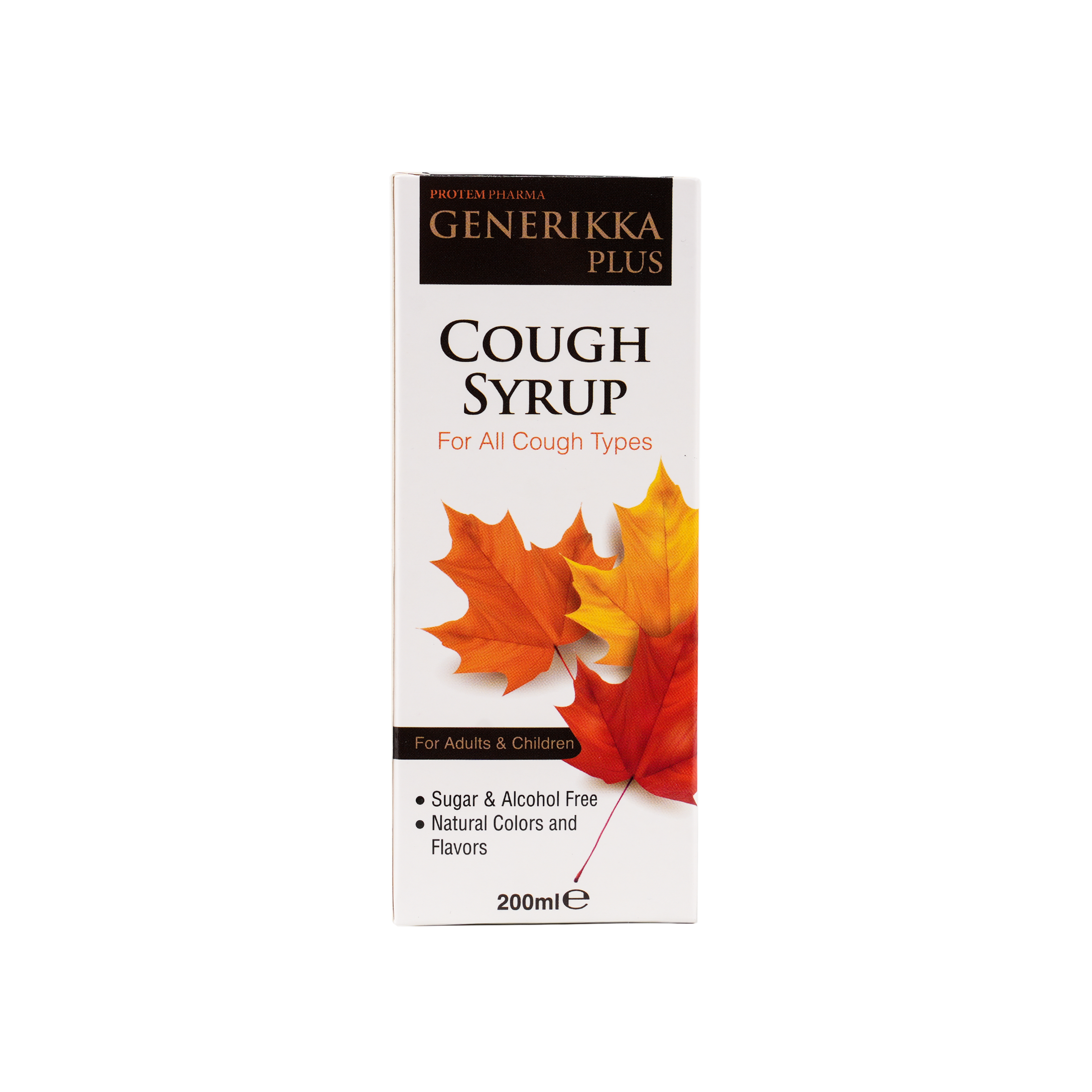 PROTEM PHARMA GENERIKKA PLUS COUGH SYRUP 200ML