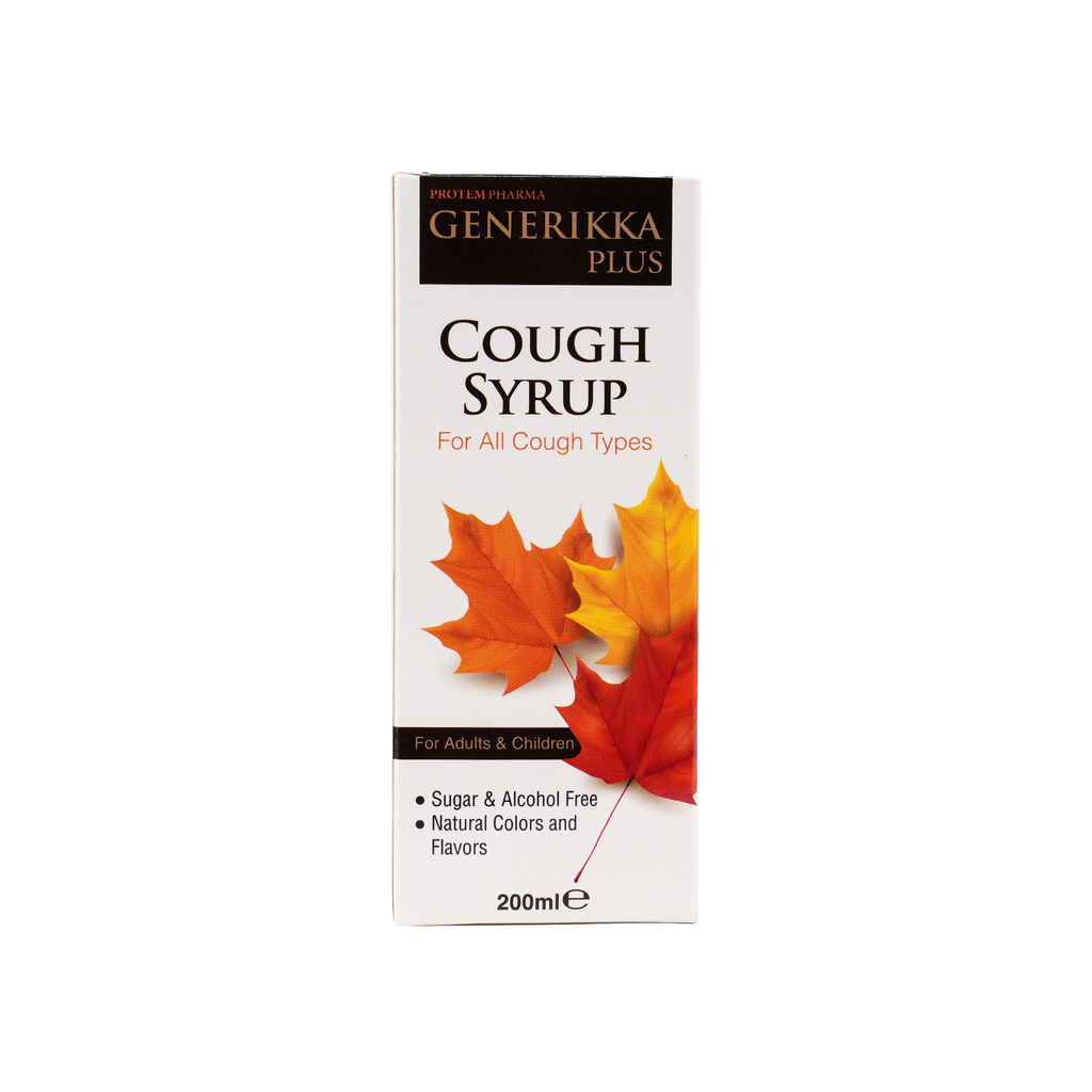 PROTEM PHARMA GENERIKKA PLUS COUGH SYRUP 200ML