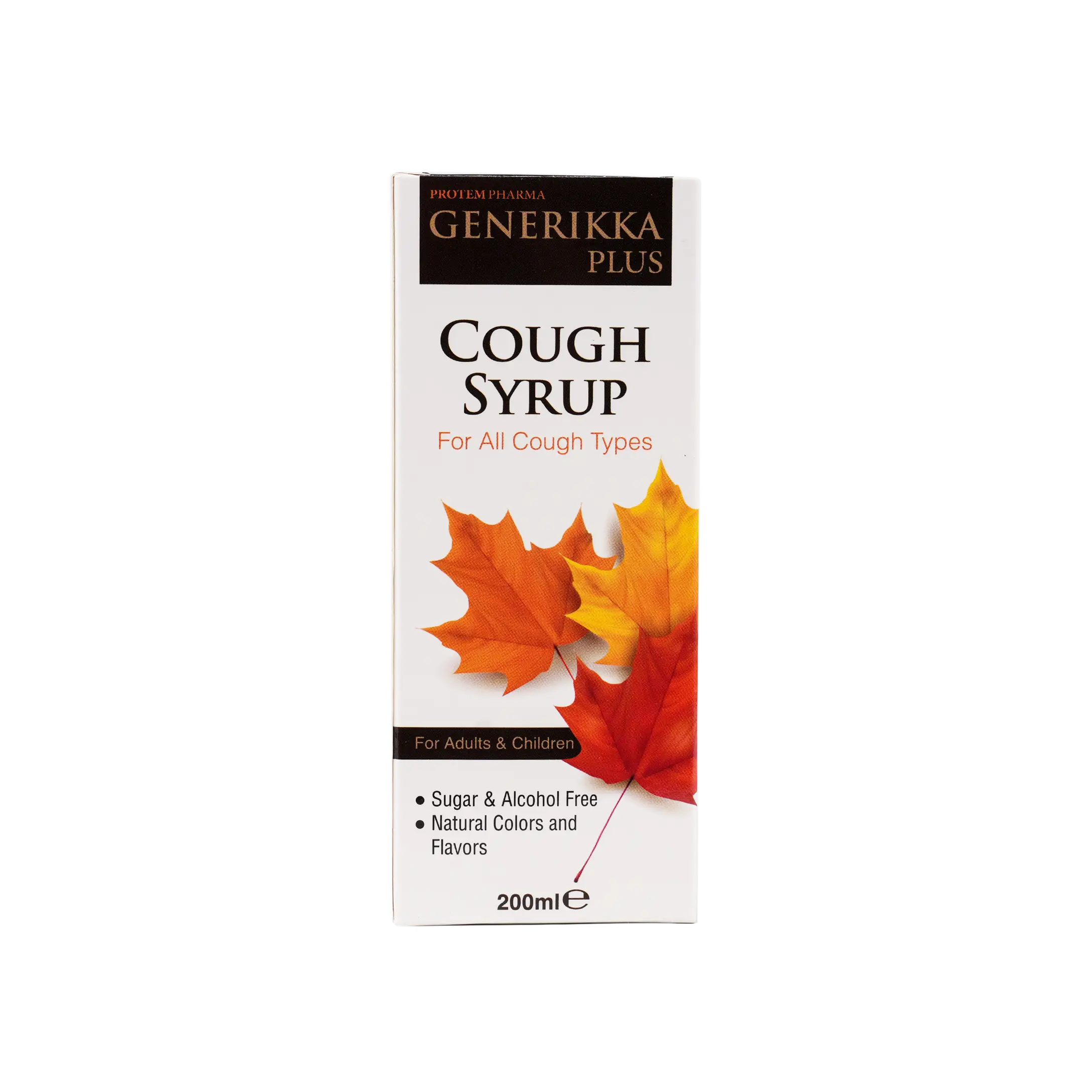 PROTEM PHARMA GENERIKKA PLUS COUGH SYRUP 200ML