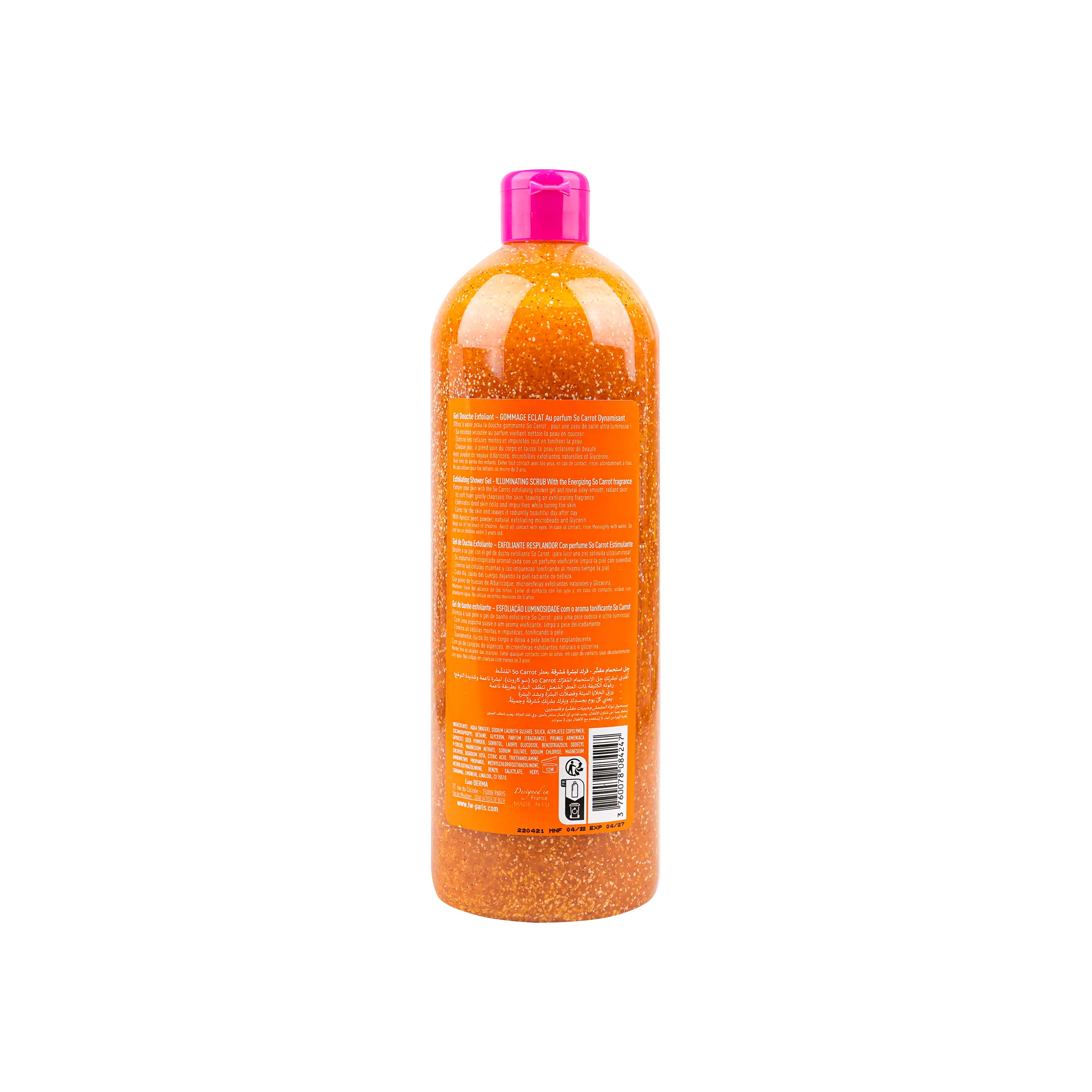 Fair And White So Carrot Shower Gel Illuminating Scrub 940Ml