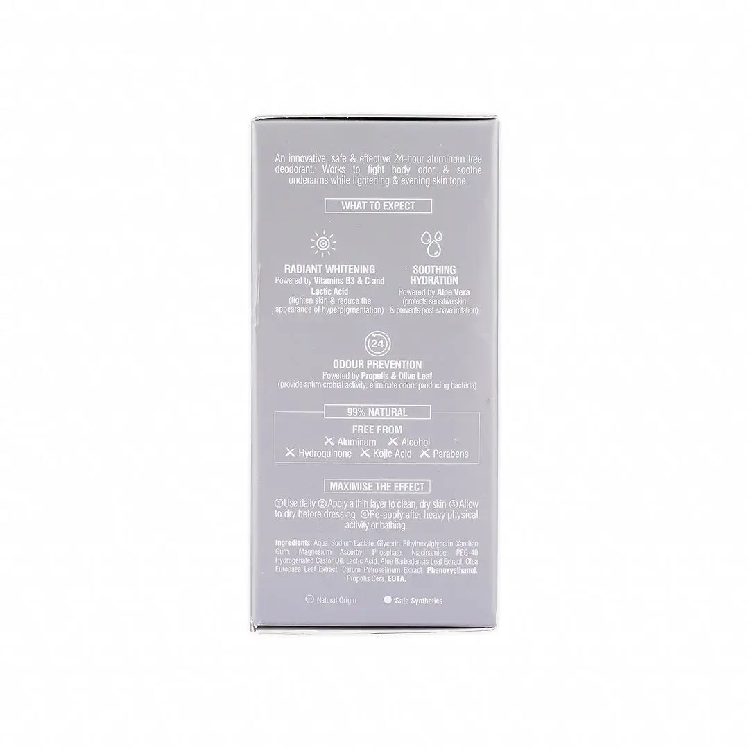 BEESLINE WHITENING ROLL-ON DEO 24H ZERO ALUMINUM 70ML