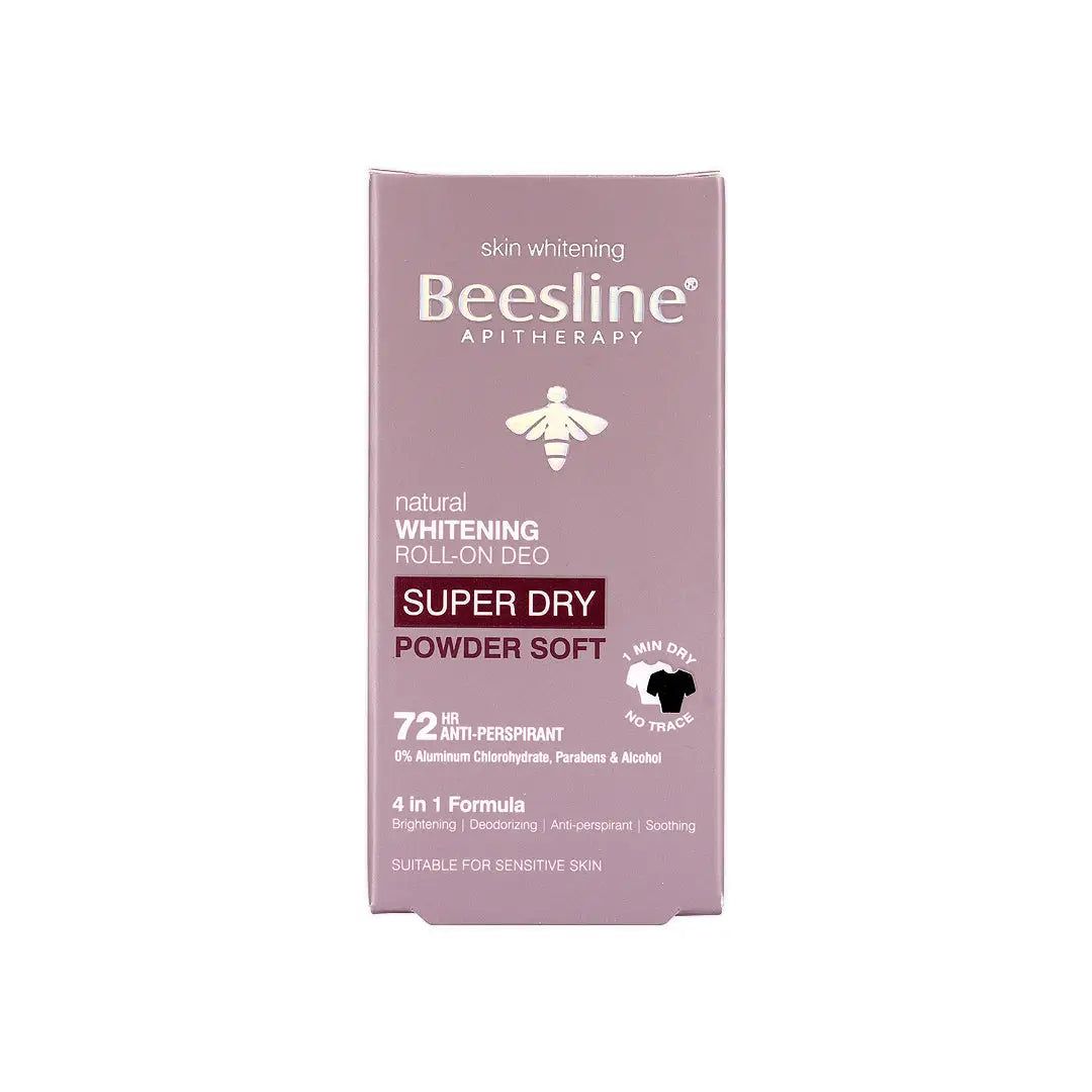 47047-Beesline Whitening Roll-On Deo 72H Super Dry Powder Soft 50M +1