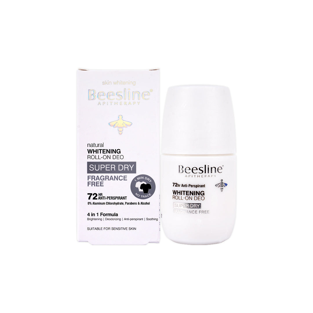 BEESLINE WHITENING ROLL-ON DEO 72H FRAGRANCE FREE 50ML