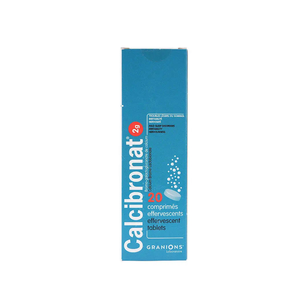 CALCIBRONAT 2G CALCIUM EFFERVESCENT 20 TABLETS