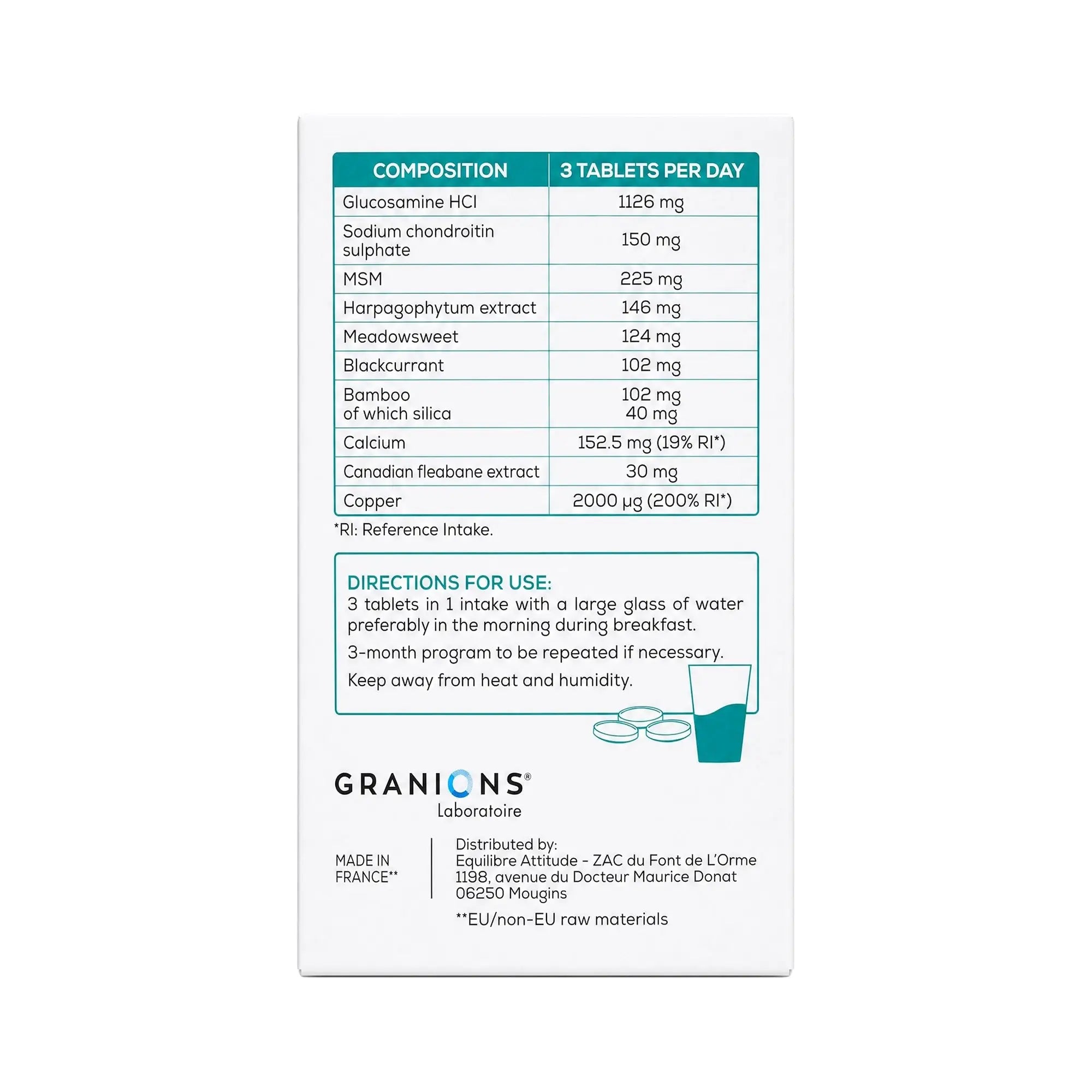 47073-Chondrosteo Joint Care 90  Tablets +3