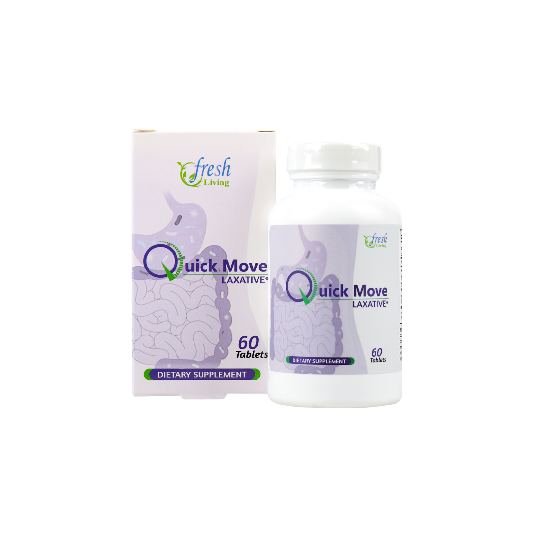 FRESH LIVING QUICK MOVE LAXATIVE 60 TABLETS