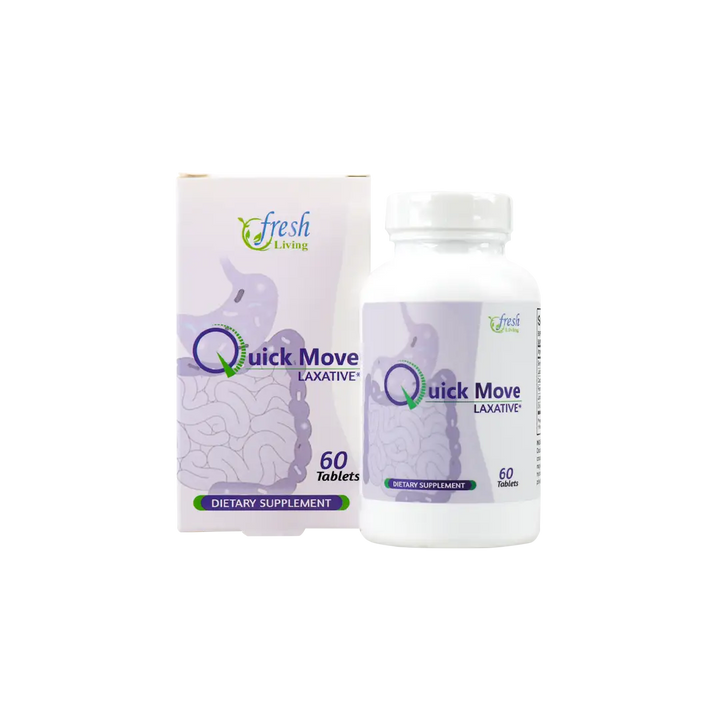 47077-Fresh Living Quick Move Laxative 60 Tablets