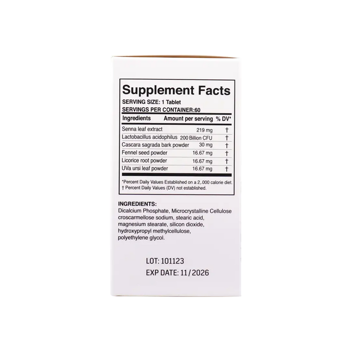 47077-Fresh Living Quick Move Laxative 60 Tablets +5