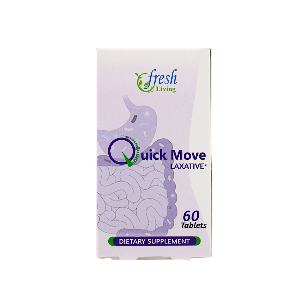 FRESH LIVING QUICK MOVE LAXATIVE 60 TABLETS