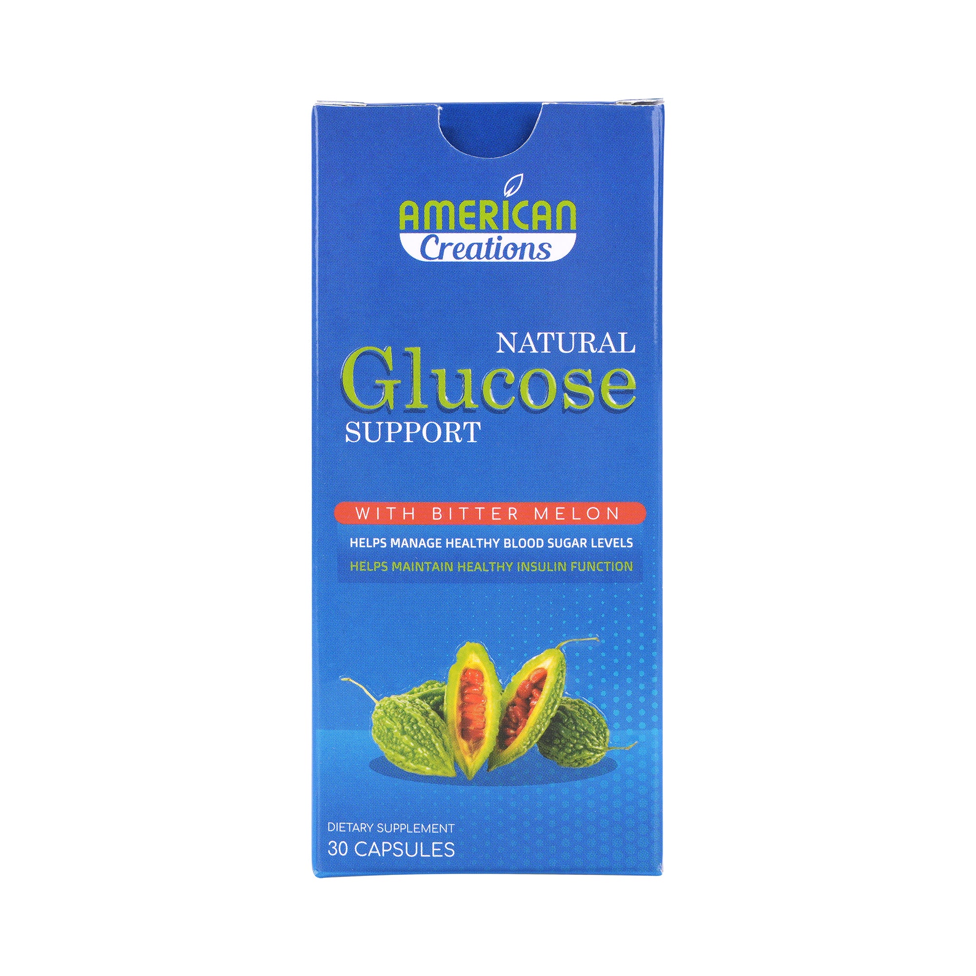47090-American Natural Glucose 30 Capsules +3