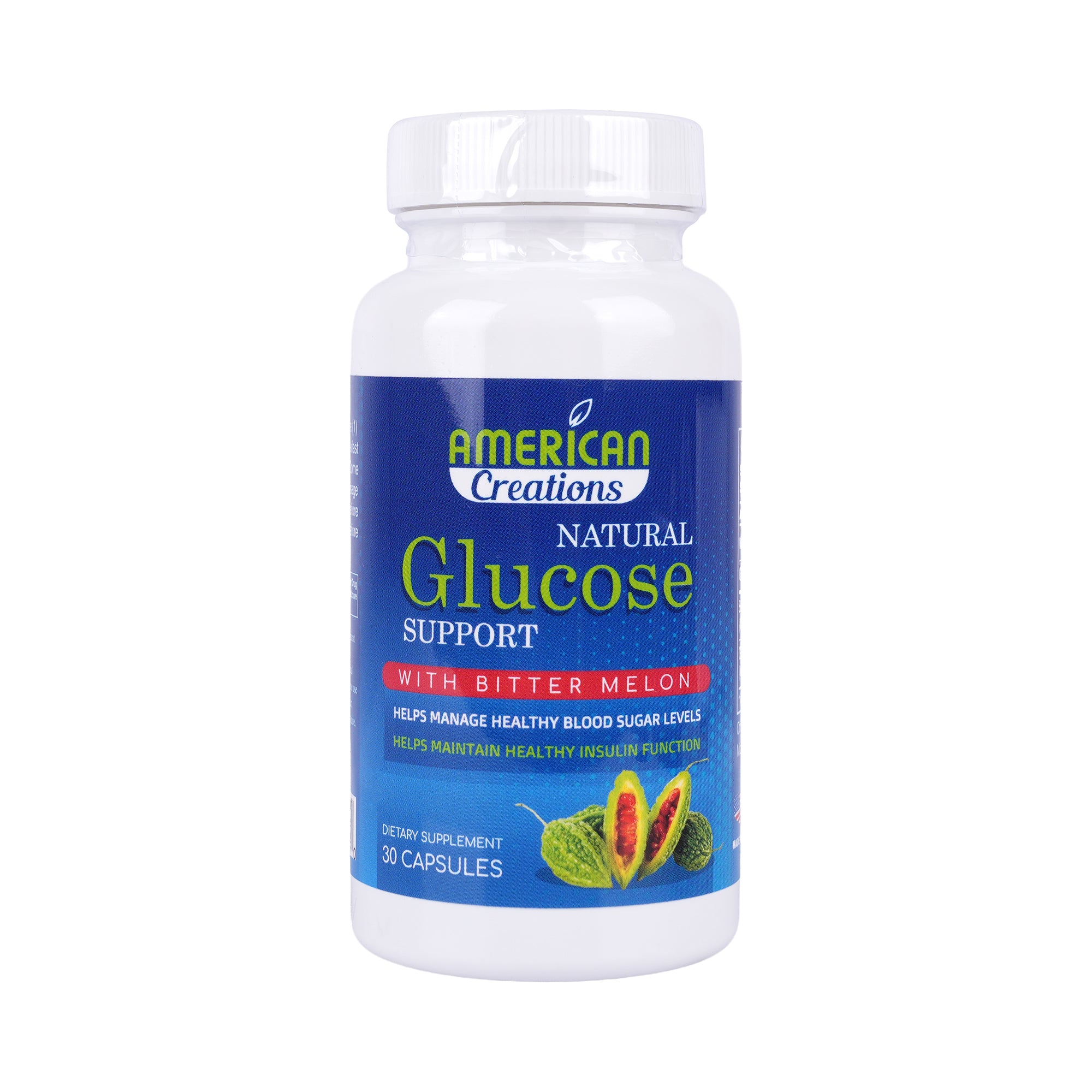 47090-American Natural Glucose 30 Capsules +0
