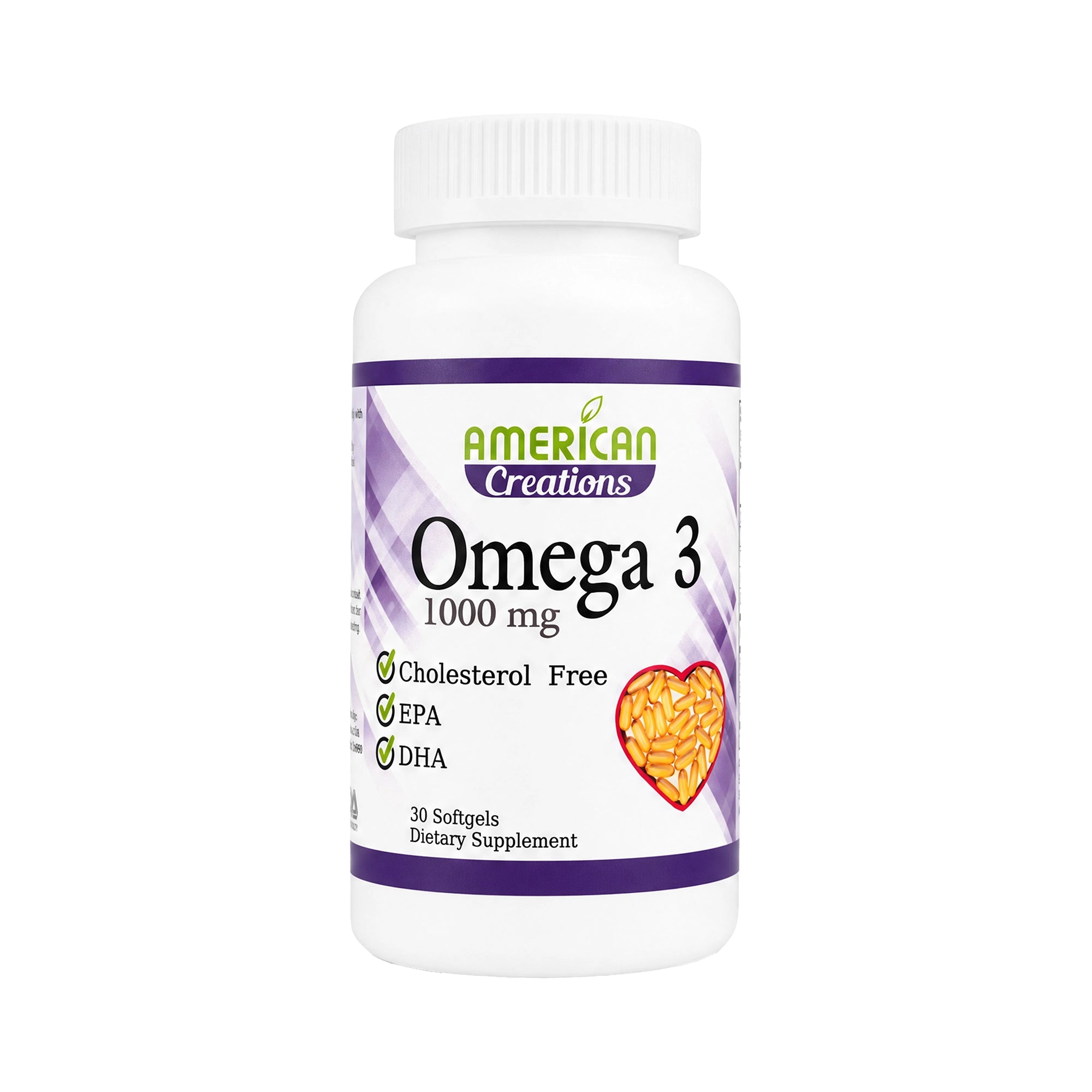 47091-American Creation Omega 3 - 1000 Mg 30 Softgels