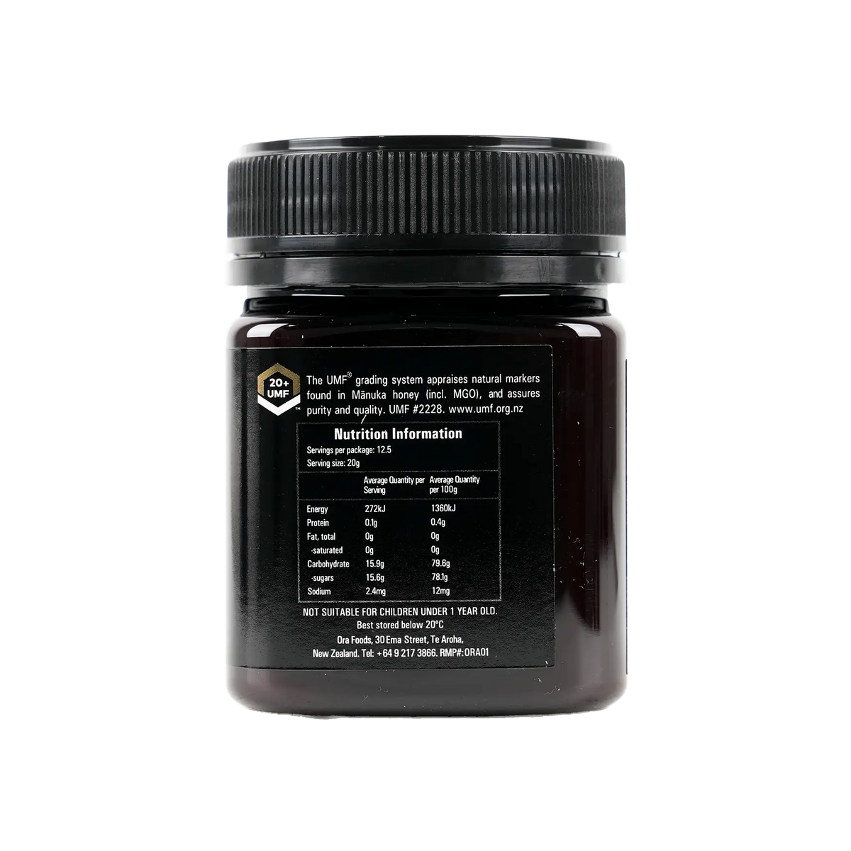 47094-Asentia Manuka Honey UMF20+ 250g +5