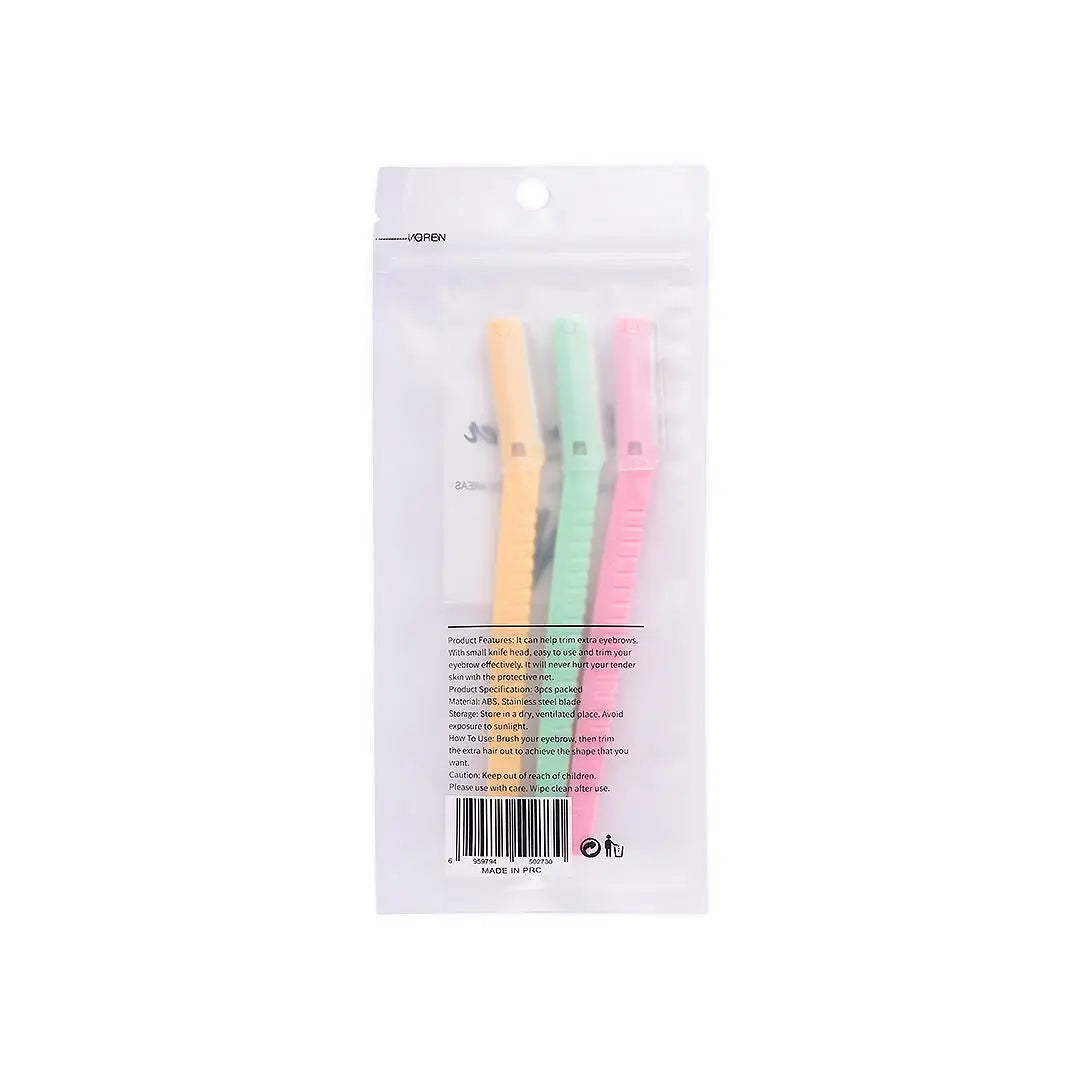 Beauty Eyebrow Razor 3Pcs (Nazih)