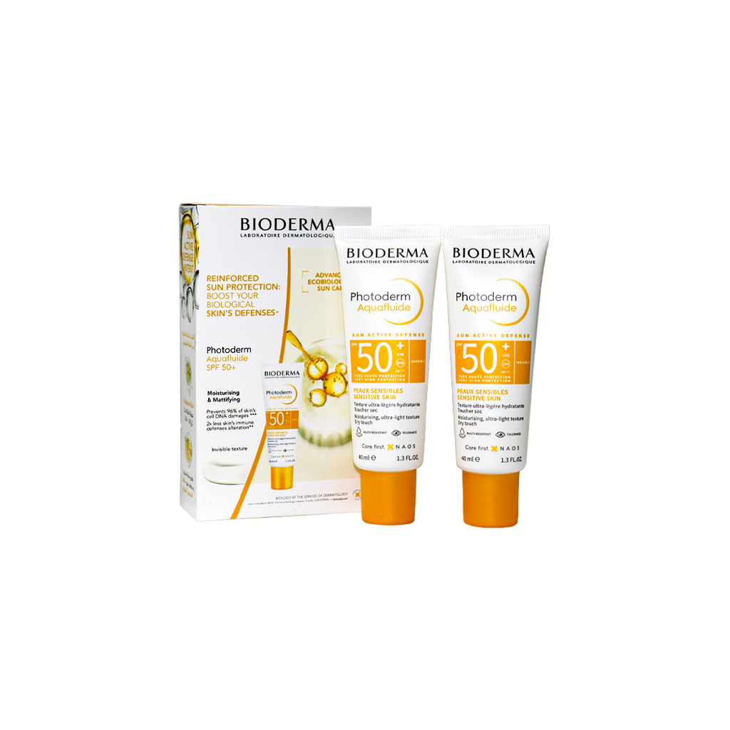 BIODERMA PHOTODERM AQUAFLUID SPF50+ INVISIBLE (1+1) 40G