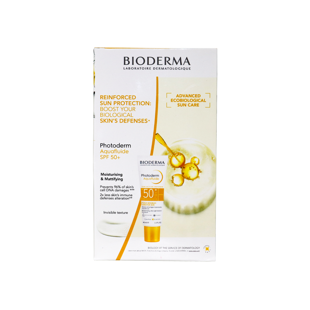 BIODERMA PHOTODERM AQUAFLUID SPF50+ INVISIBLE (1+1) 40G