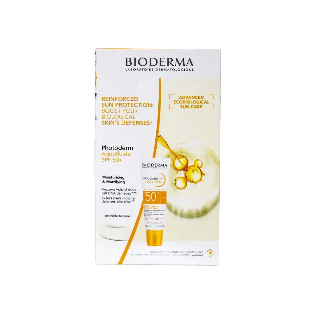Bioderma Photoderm Aquafluid SPF50+ Invisible (1+1) 40G