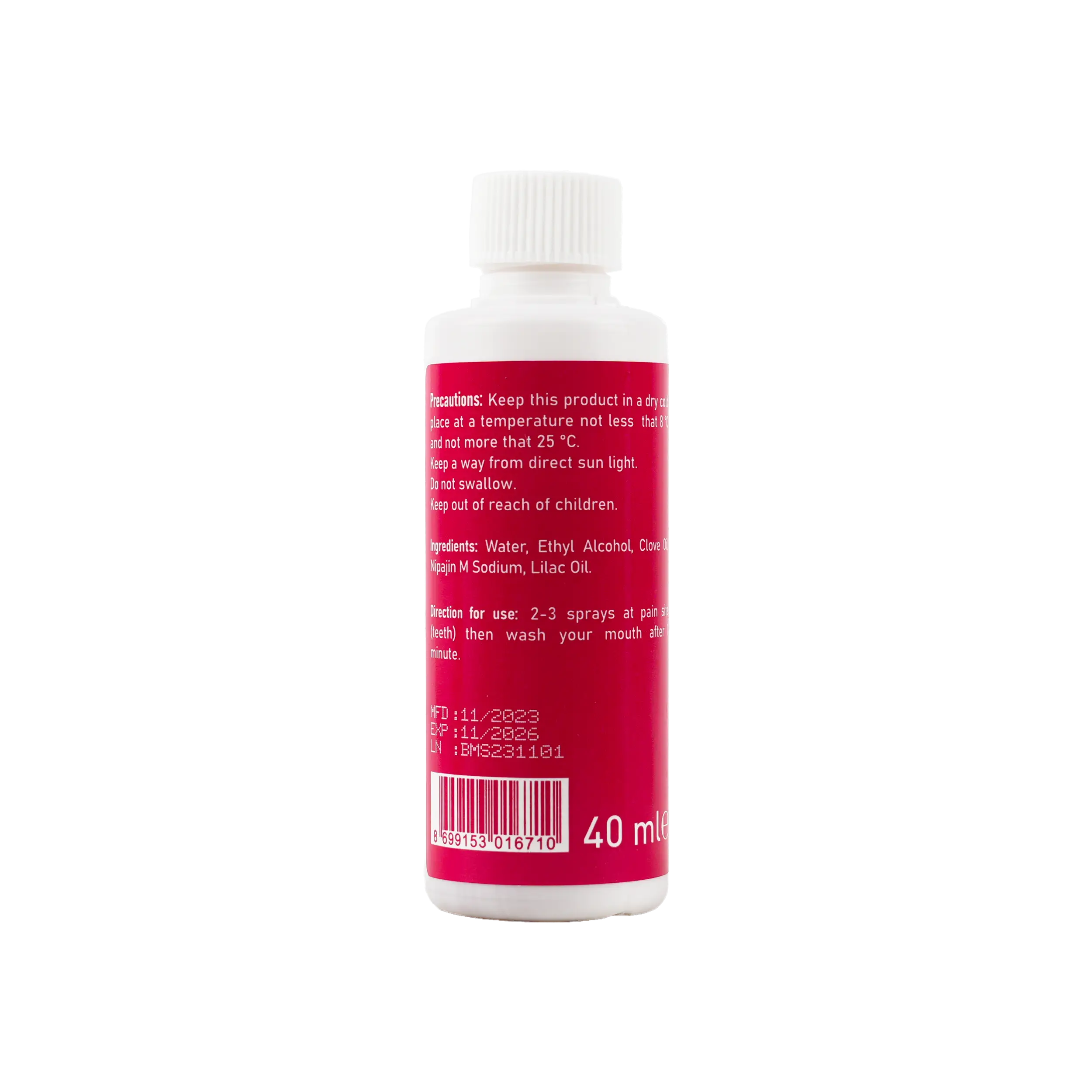 Biova Oral Topical Spray 40Ml