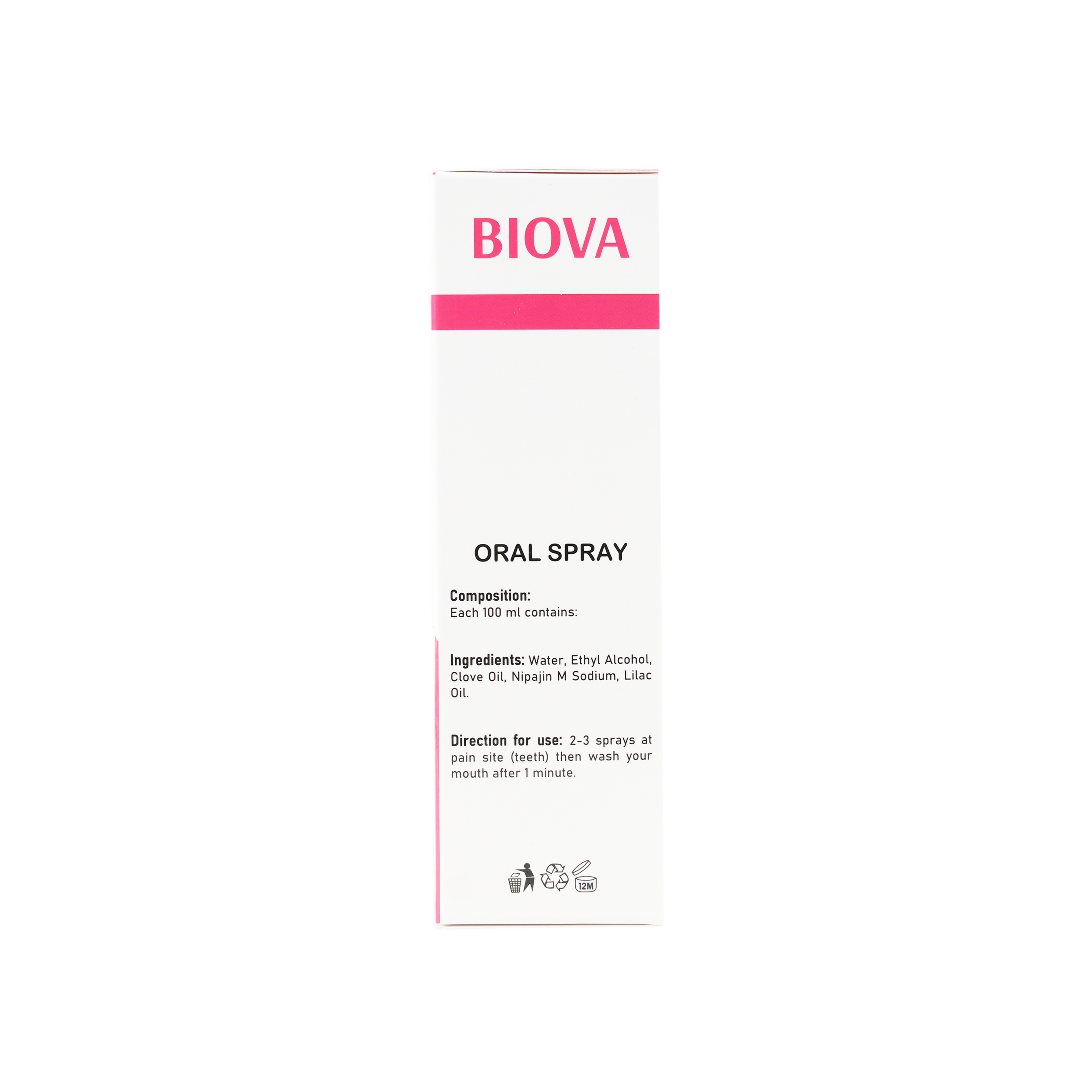 BIOVA ORAL TOPICAL SPRAY 40ML