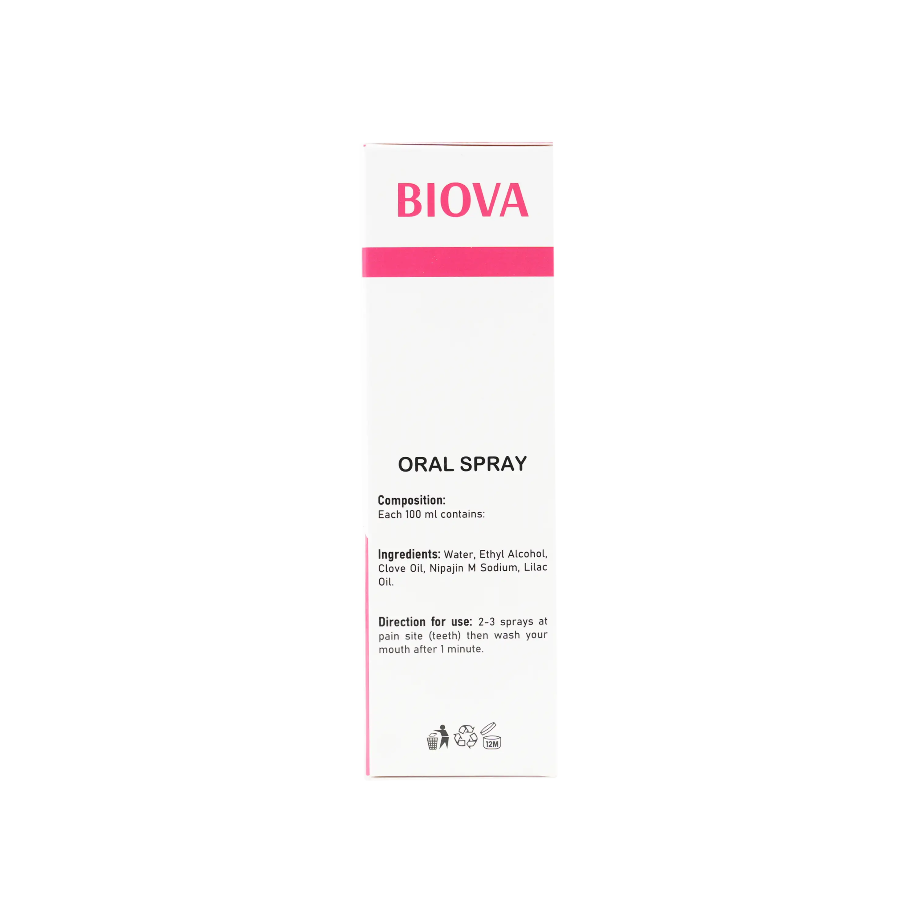 Biova Oral Topical Spray 40Ml