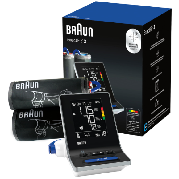 Braun Exact-Fit 3 Upper Arm BP Monitor-BP6150