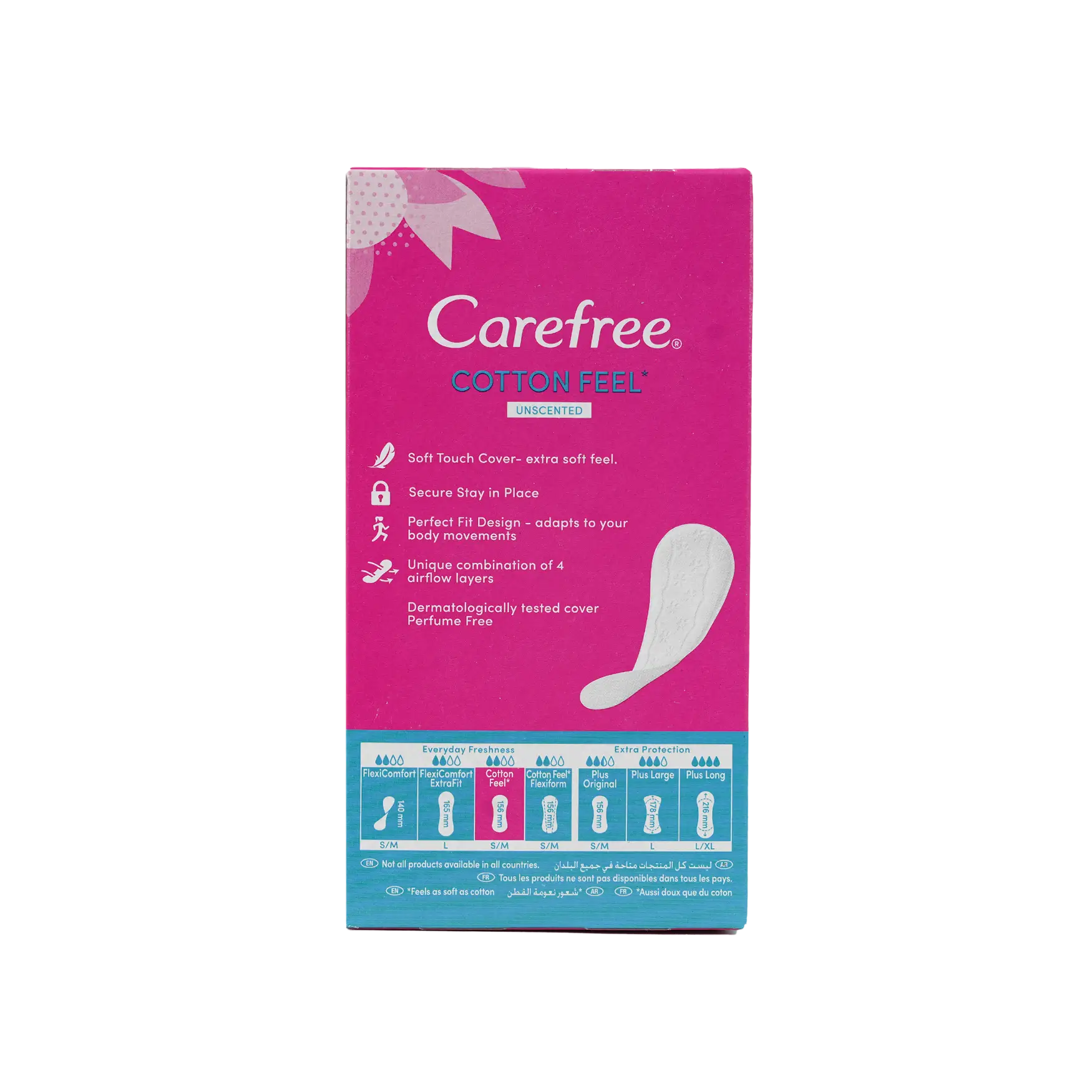 Carefree Cotton 34Pcs-Unscented