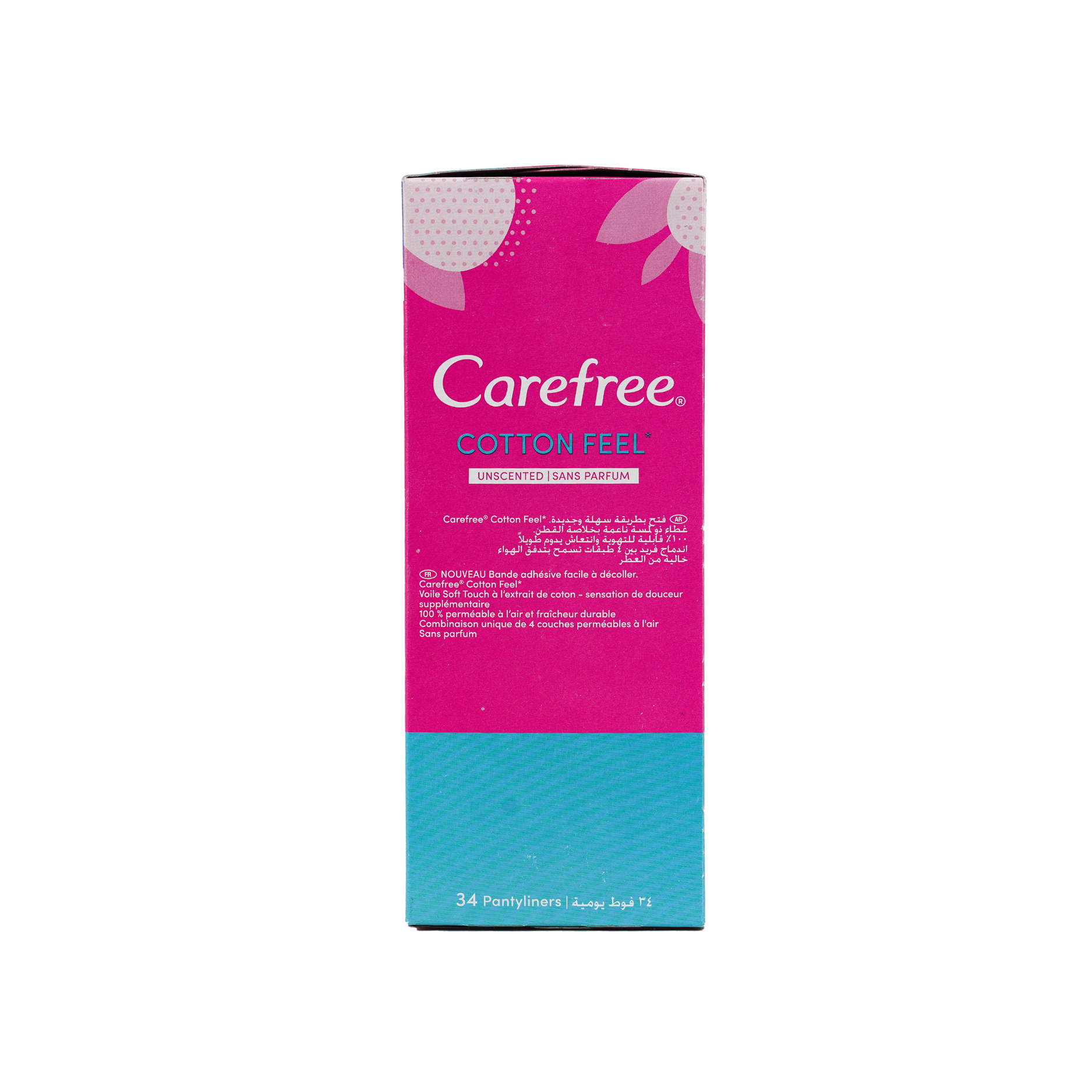 Carefree Cotton 34Pcs-Unscented