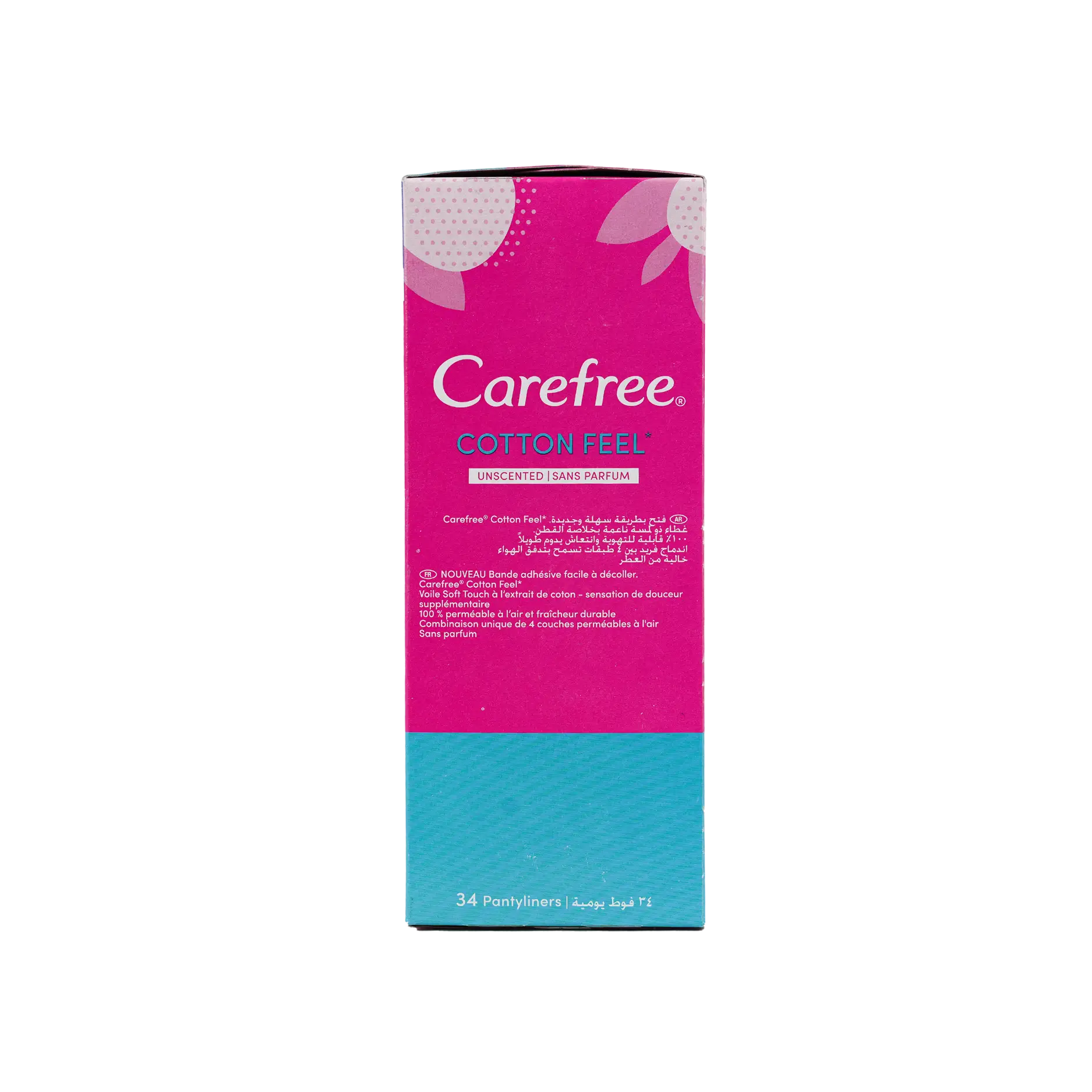 Carefree Cotton 34Pcs-Unscented