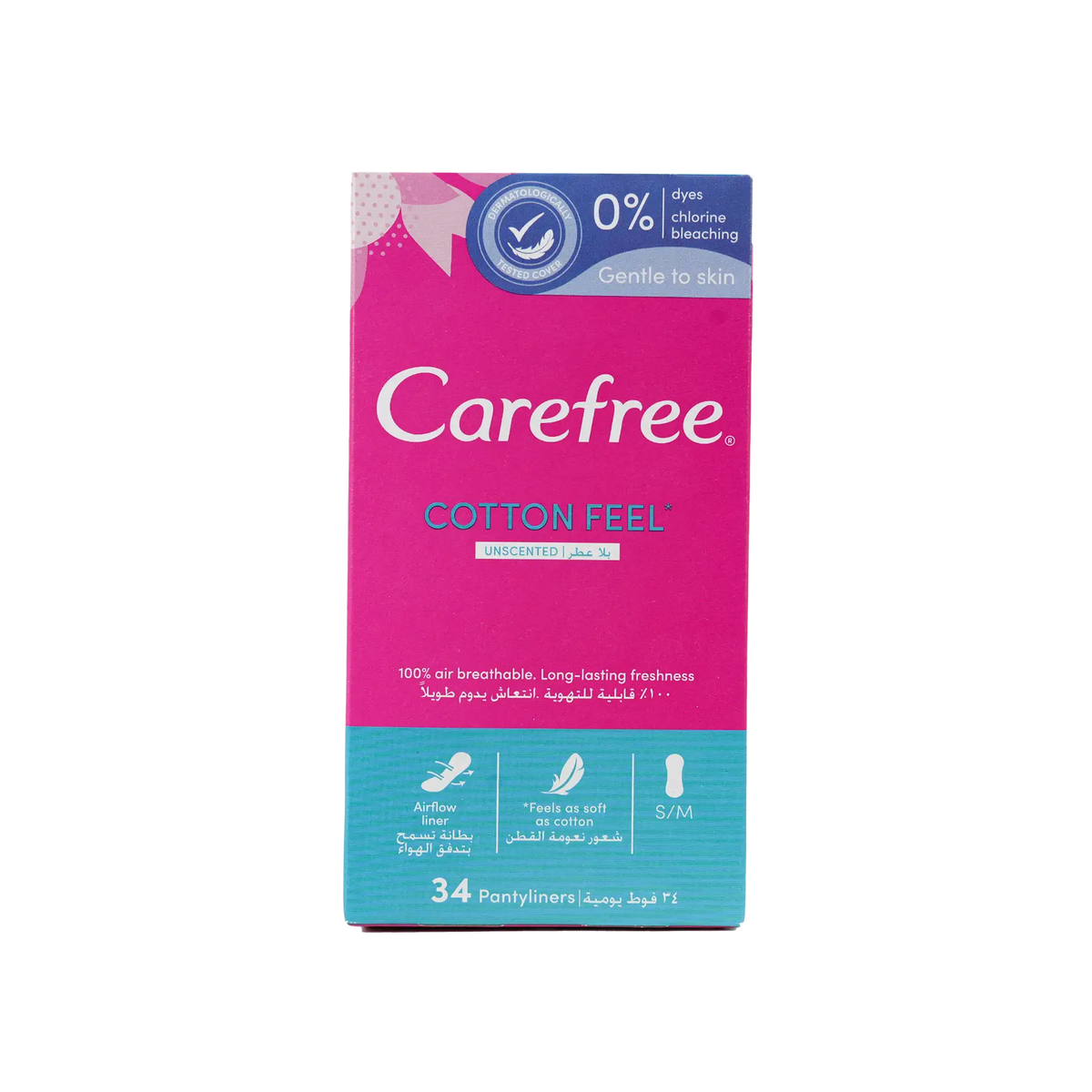 47138-Carefree Cotton 34Pcs-Unscented